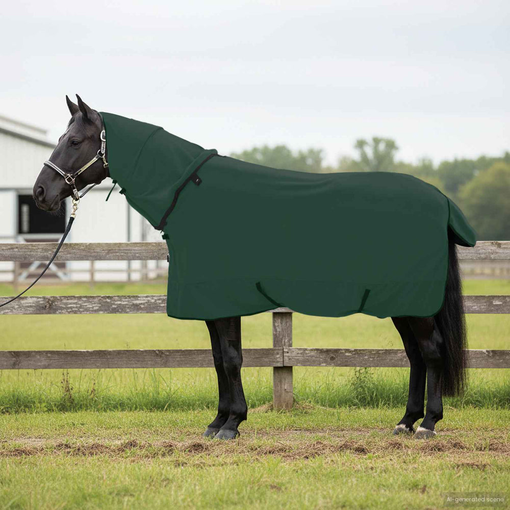 Horse blanket Dark green Polyester