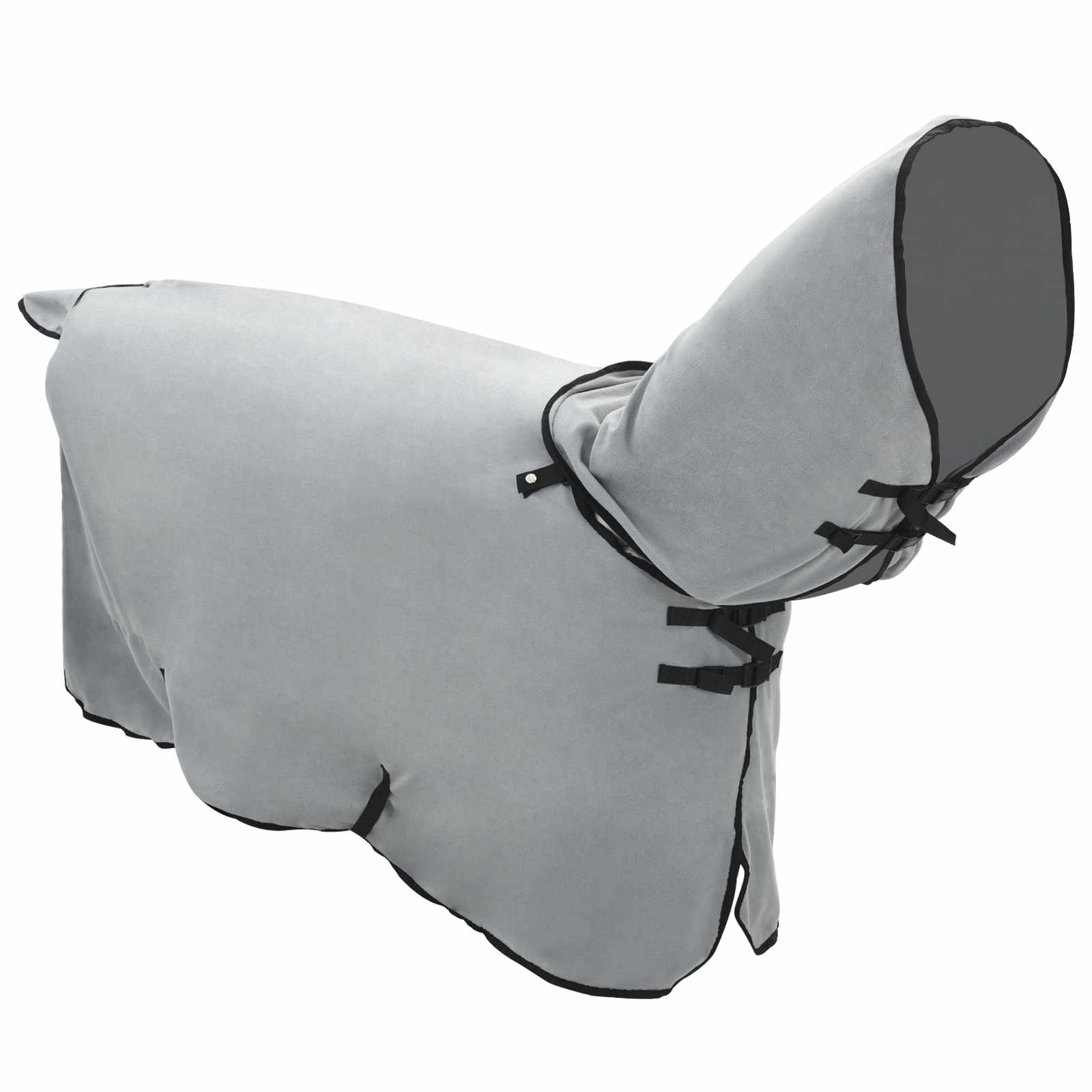Horse Blanket Light Gray and Pink Polyester