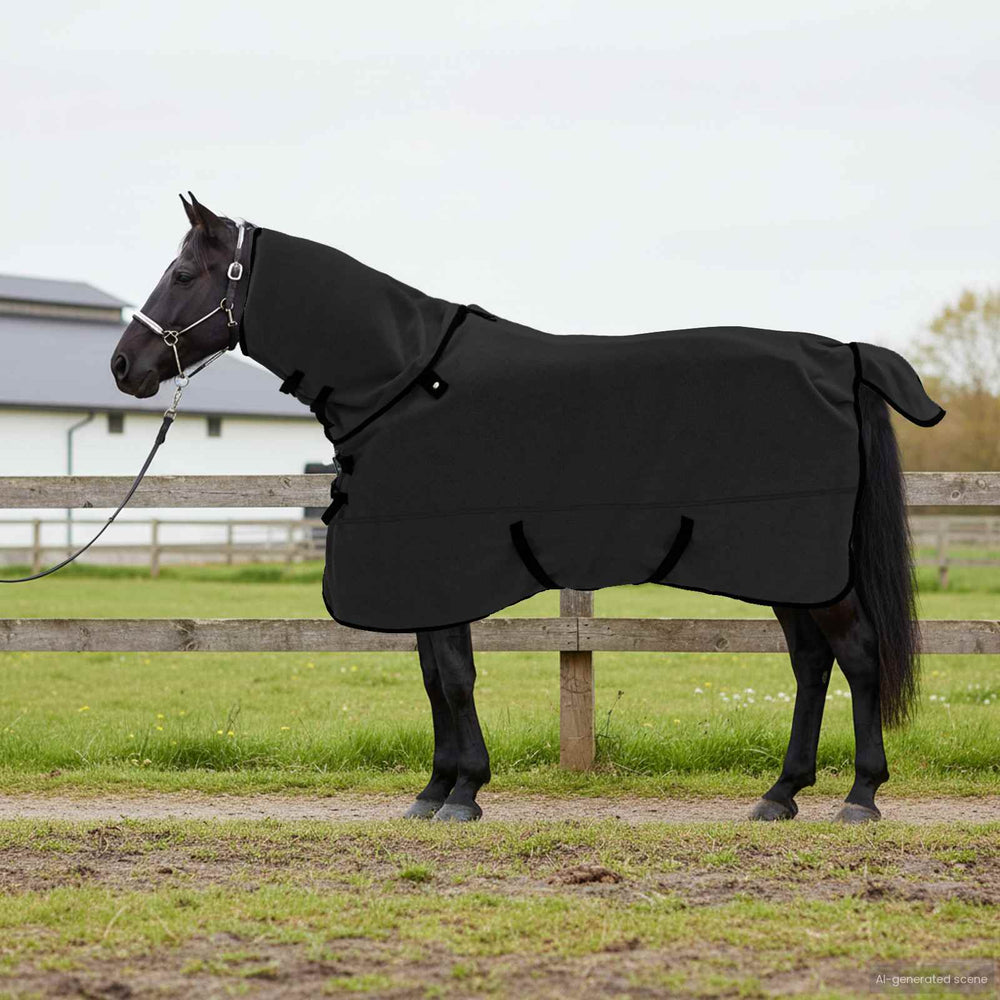 Horse blanket Black Polyester