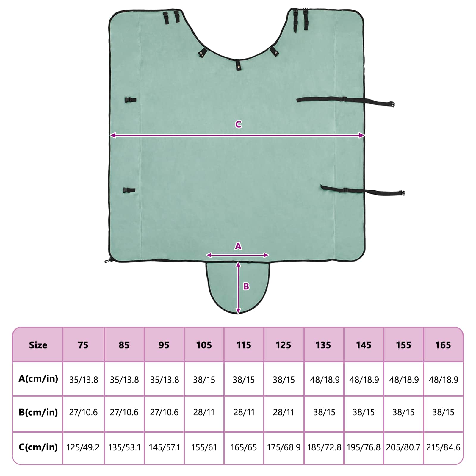 Horse blanket Special green Polyester