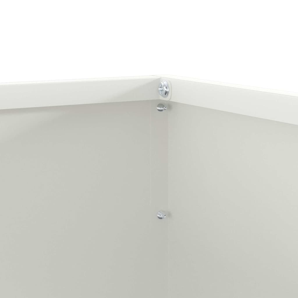 Vejo kraštas 6 pcs Balta 50 x 50 x 13 cm Plienas