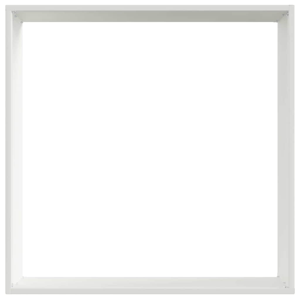 Vejo kraštas 6 pcs Balta 50 x 50 x 13 cm Plienas