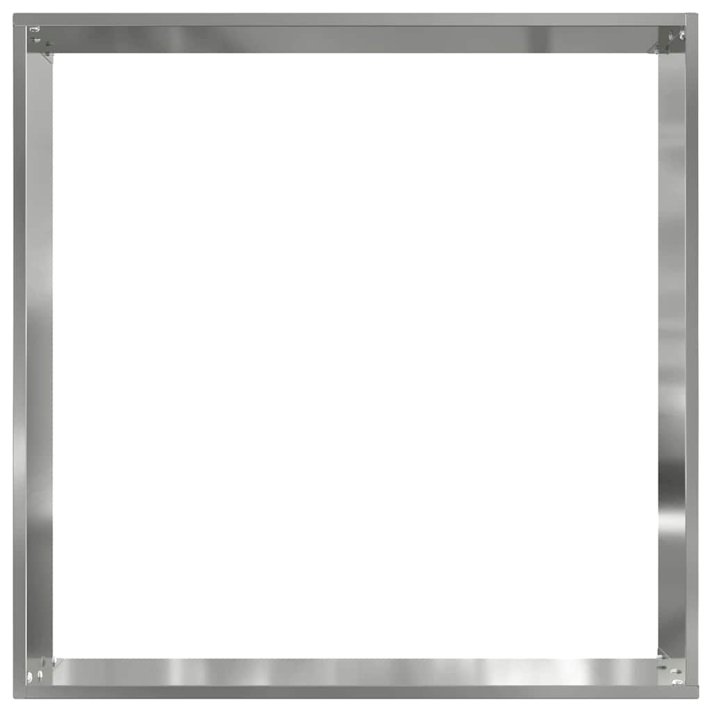 Vejo kraštas 6 pcs Sidabro 50 x 50 x 13 cm Cinkuota plienas