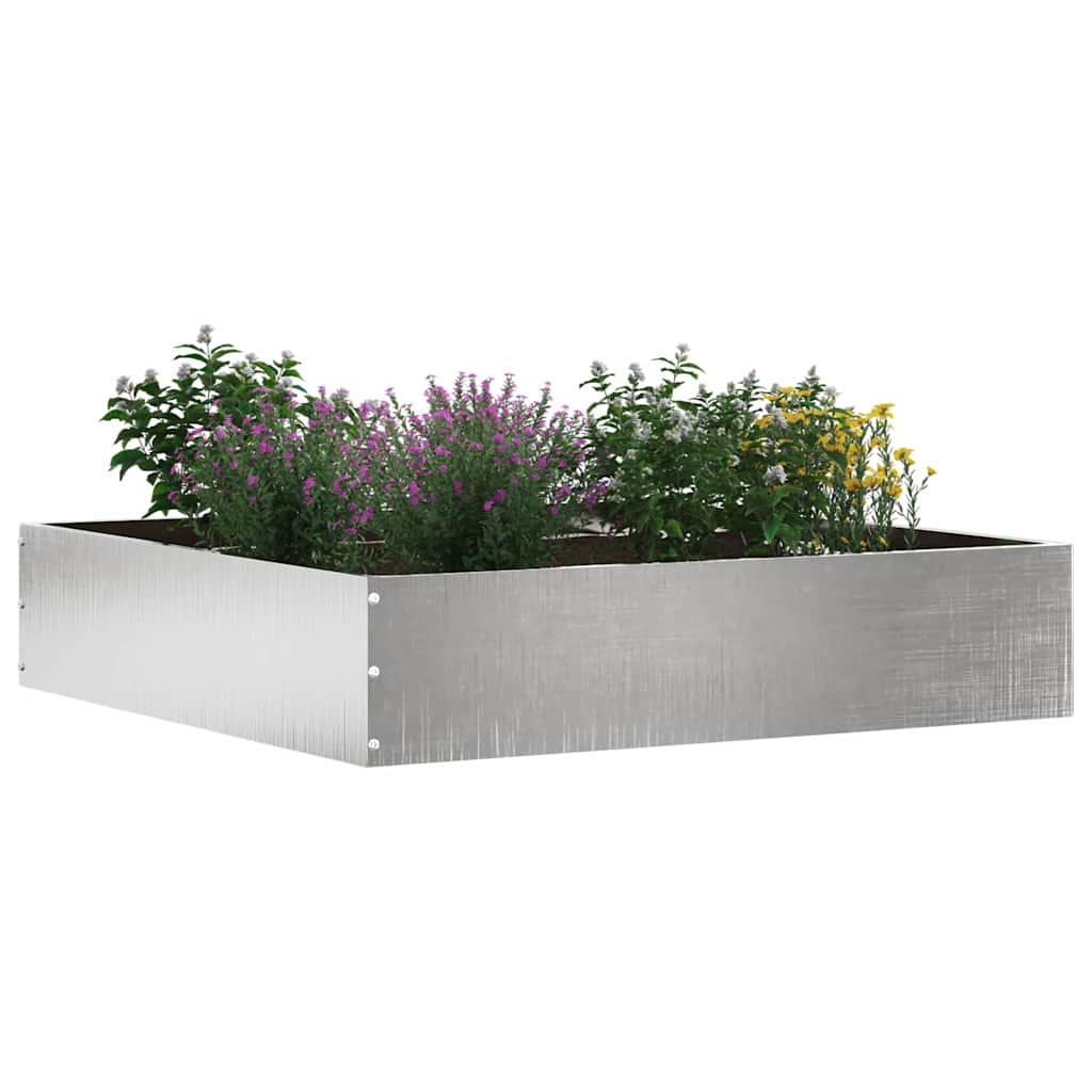 Vejo kraštas 6 pcs Sidabro 60 x 60 x 13 cm Nerūdijantis Plienas