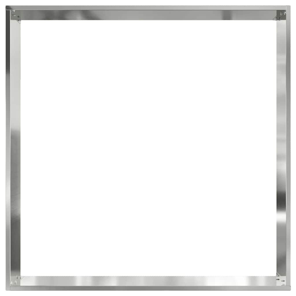 Vēja mala Sudrabs 60 x 60 x 13 cm Cinkots tērauds