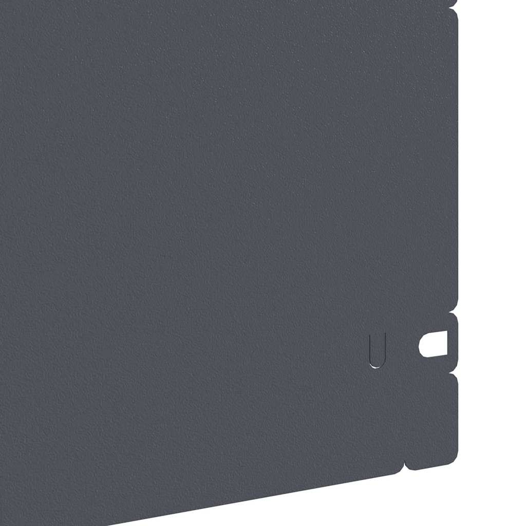 Vejos borteliai 10 pcs Antracitas 103 x 0,05 x 22 cm Plienas