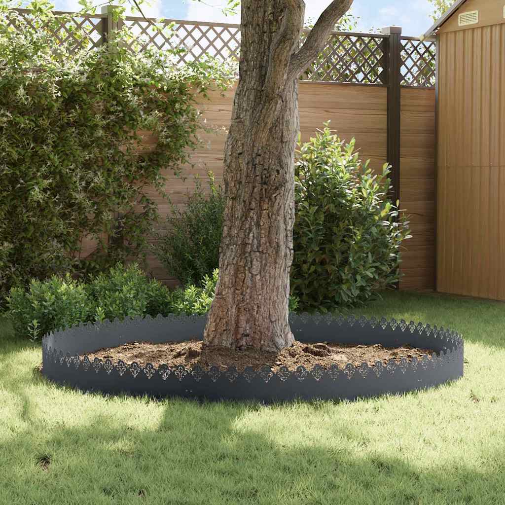 Vejos borteliai 10 pcs Antracitas 103 x 0,05 x 22 cm Plienas