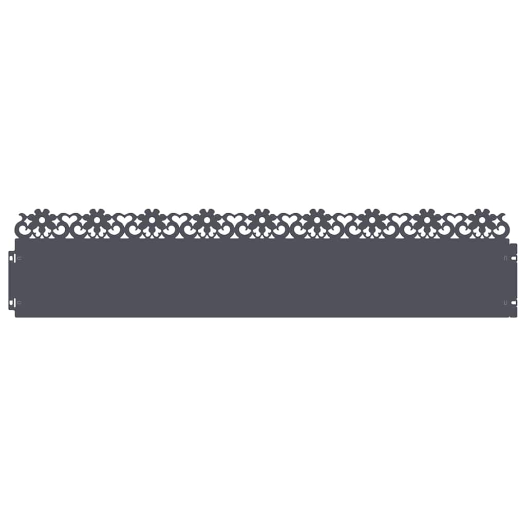 Vejos borteliai 20 pcs Antracitas 103 x 0,05 x 22 cm Plienas