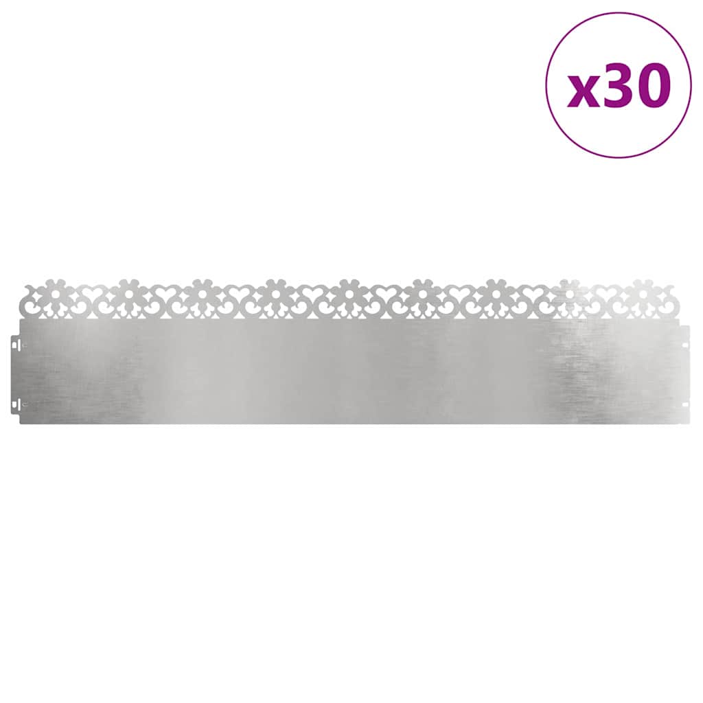 Vejos borteliai 30 pcs Sidabro 103 x 0,05 x 22 cm