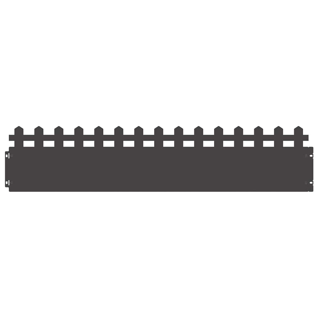 Vejos borteliai 10 pcs Juoda 103 x 0,05 x 22 cm Plienas
