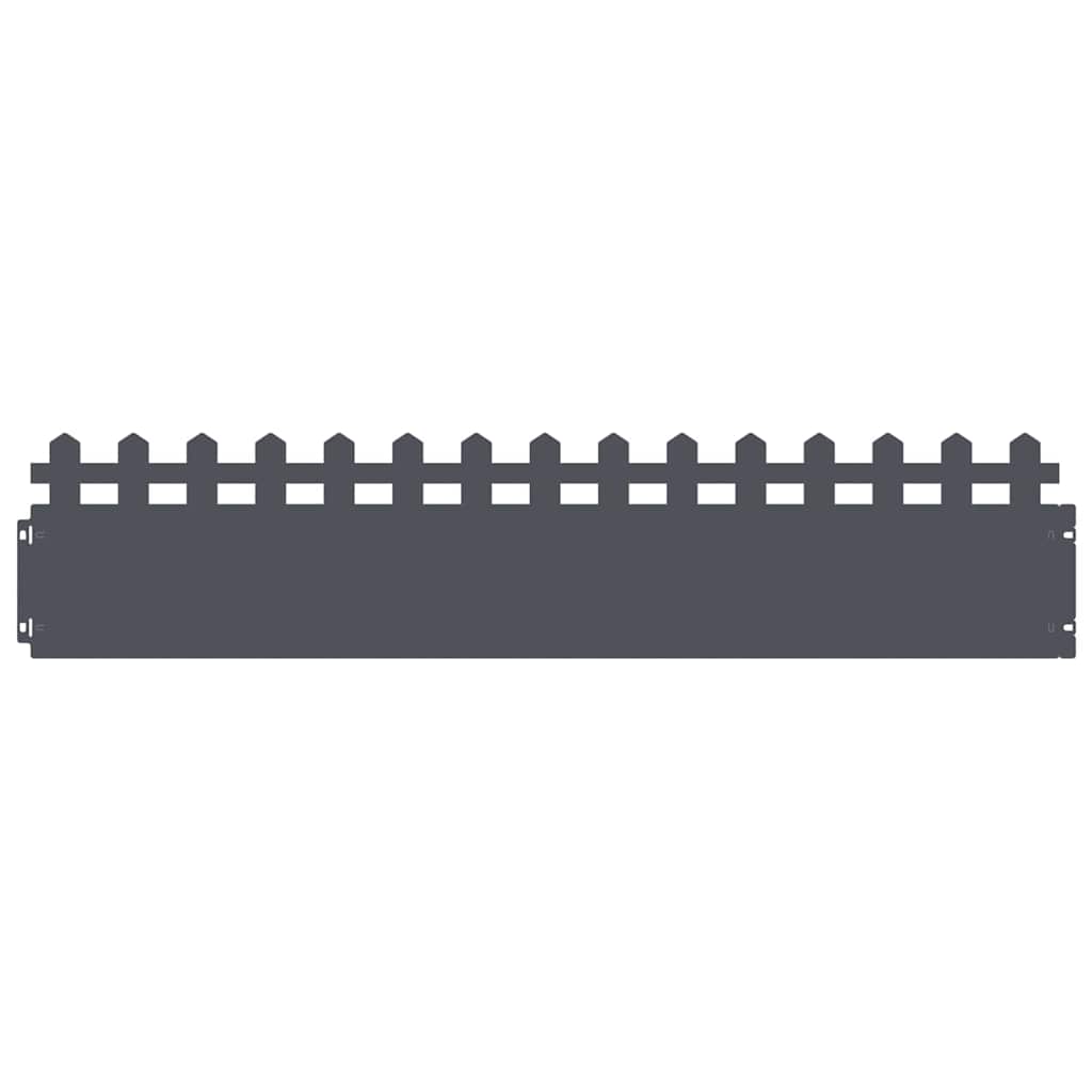 Vejos borteliai 30 pcs Antracitas 103 x 0,05 x 22 cm Plienas