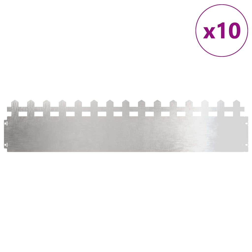 Vejos borteliai 10 pcs Sidabro 103 x 0,05 x 22 cm