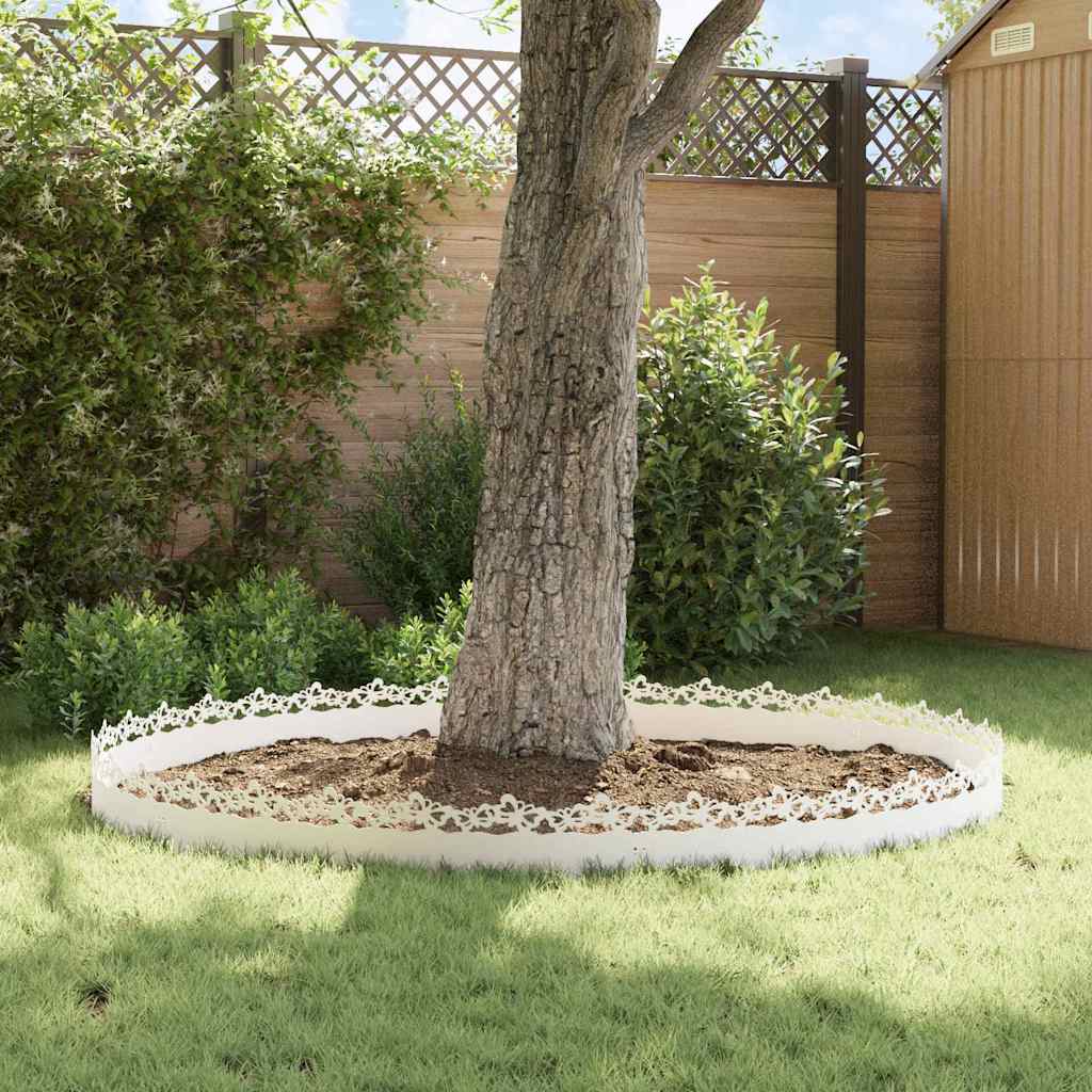 Vejos borteliai 10 pcs Balta 103 x 0,05 x 22 cm Plienas