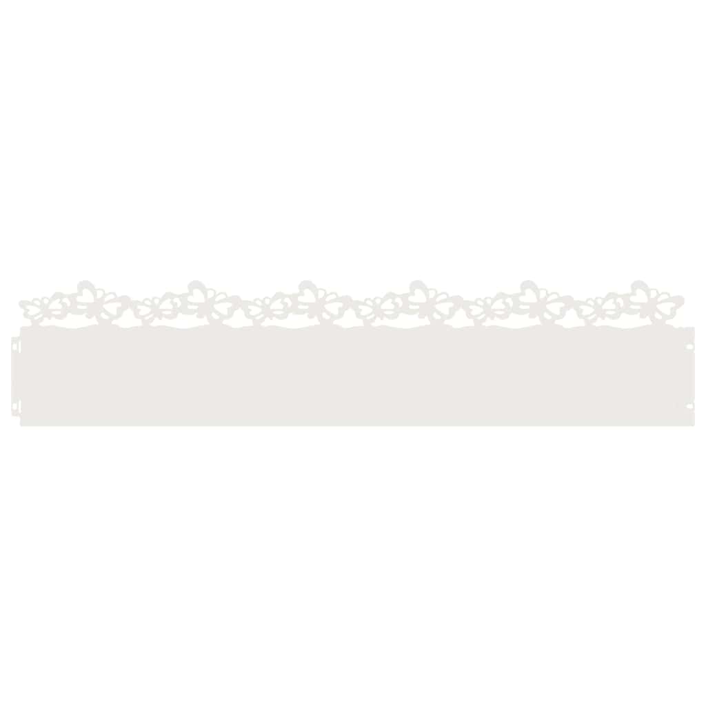 Vejos borteliai 10 pcs Balta 103 x 0,05 x 22 cm Plienas