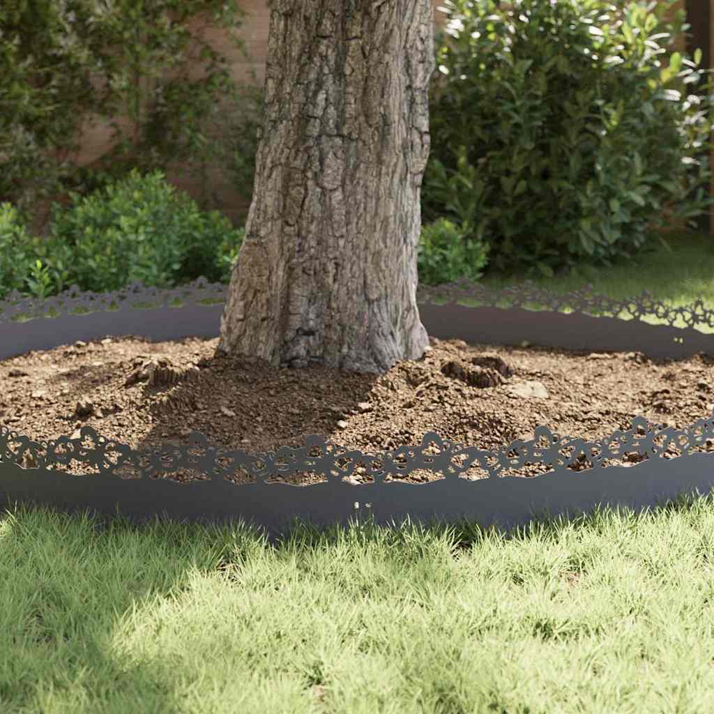 Vejos borteliai 10 pcs Antracitas 103 x 0,05 x 22 cm Plienas