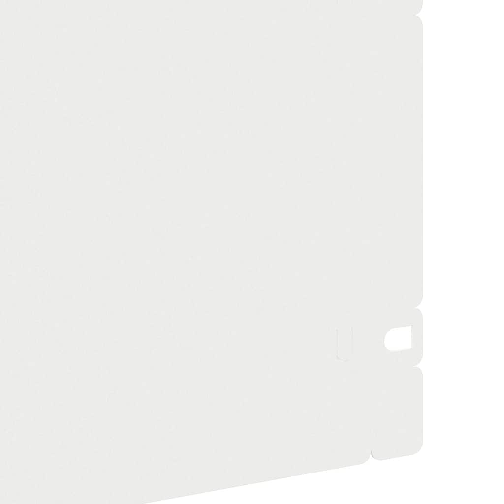 Vejos borteliai 10 pcs Balta 103 x 0,05 x 22 cm Plienas