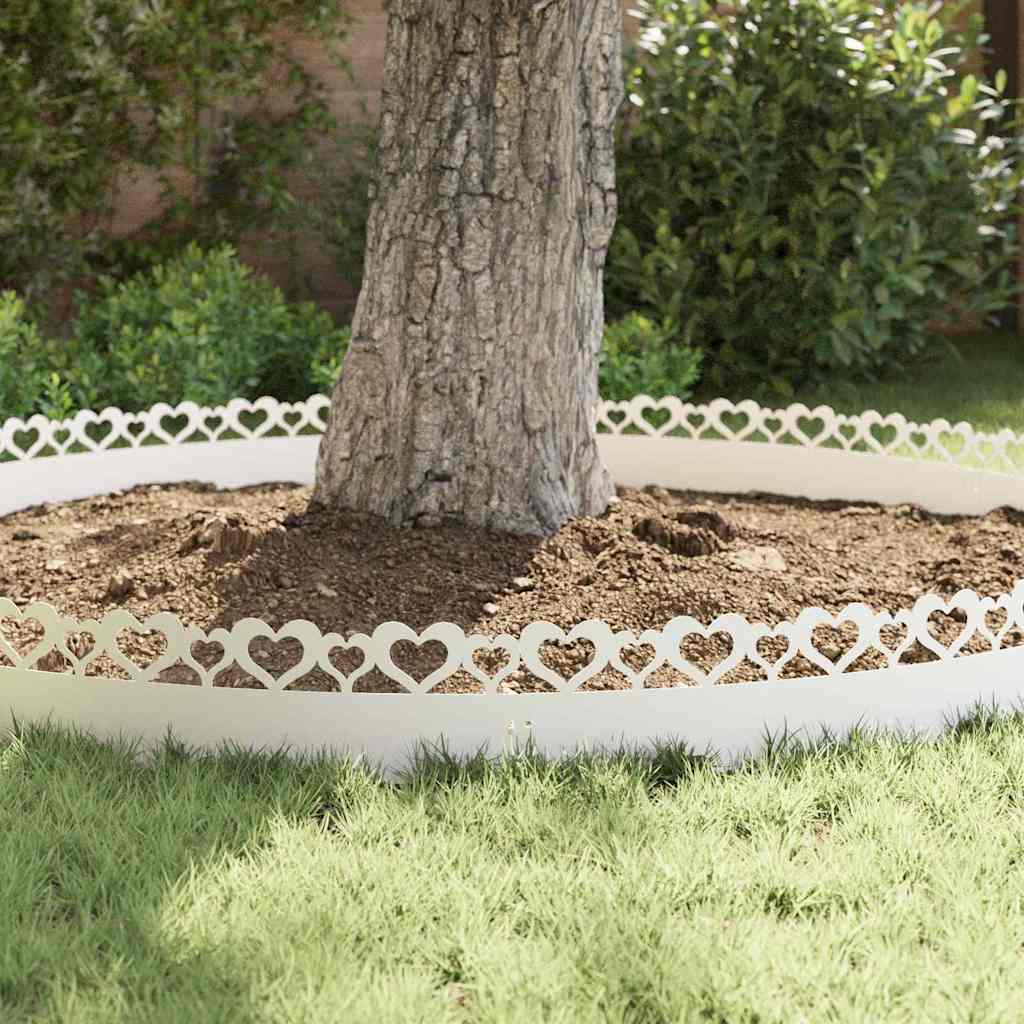 Vejos borteliai 10 pcs Balta 103 x 0,05 x 22 cm Plienas