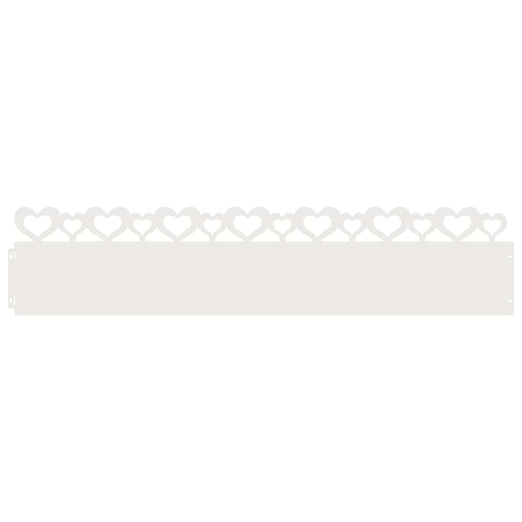 Vejos borteliai 10 pcs Balta 103 x 0,05 x 22 cm Plienas