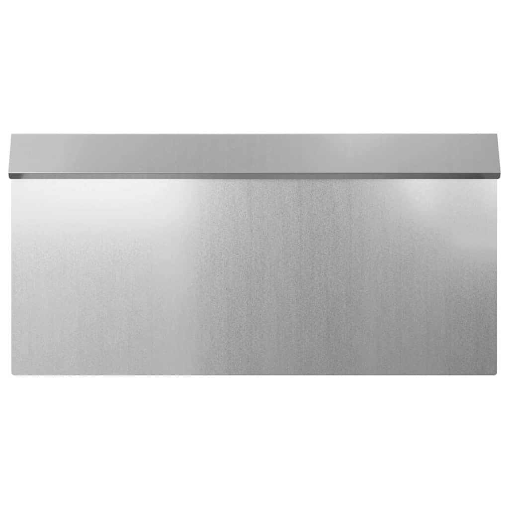 Gliemežu sēta 4 gab Sudraba 50 x 3,5 x 25 cm Cinkots tērauds