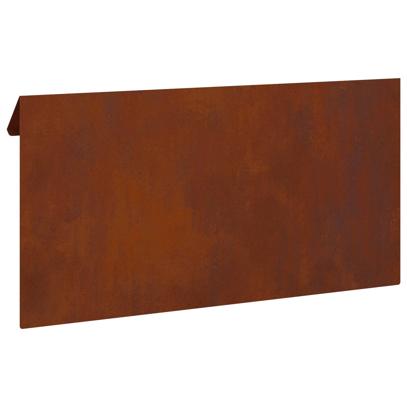 Snail fence 4 pcs Rusting 50 x 3.5 x 25 cm