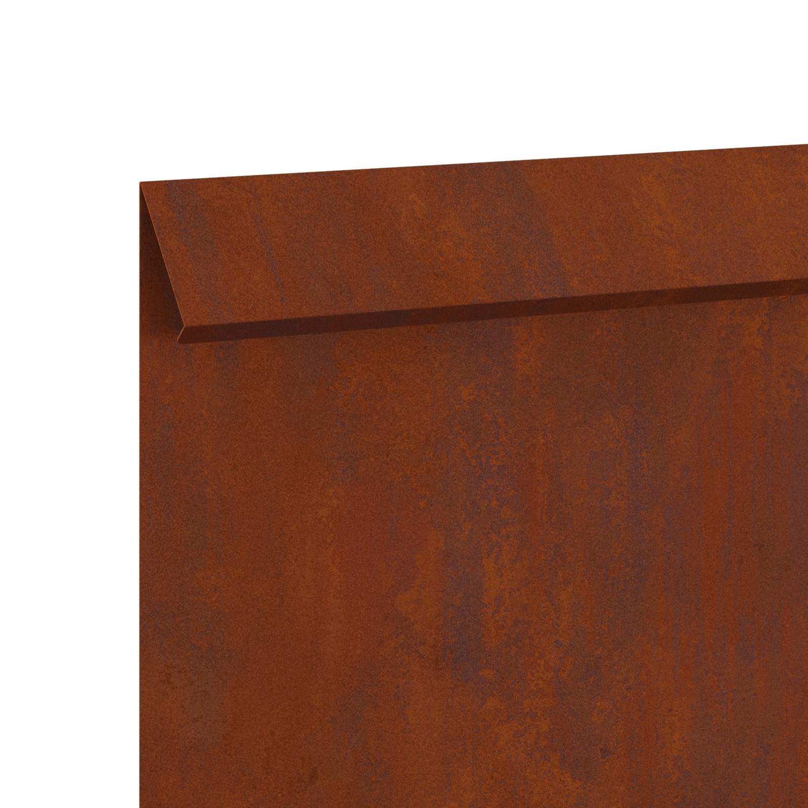 Snail Fence 16 pcs Rusting 100 x 3.5 x 25 cm