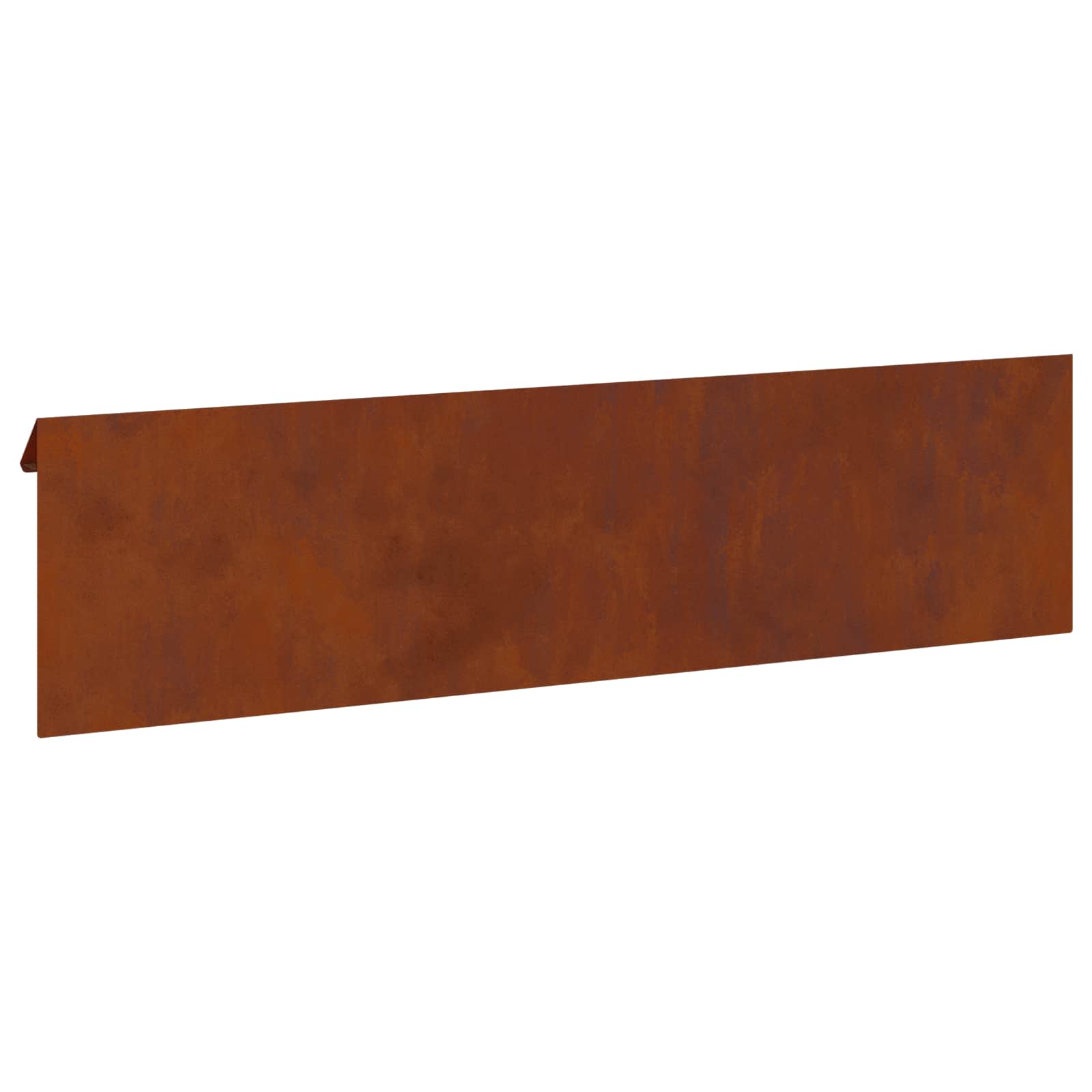 Snail Fence 16 pcs Rusting 100 x 3.5 x 25 cm