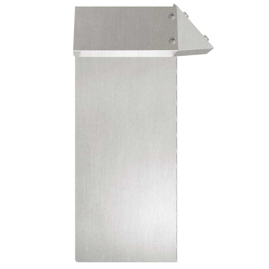 Sraigių tvora 4 pcs Sidabro 13,5 x 13,5 x 25 cm