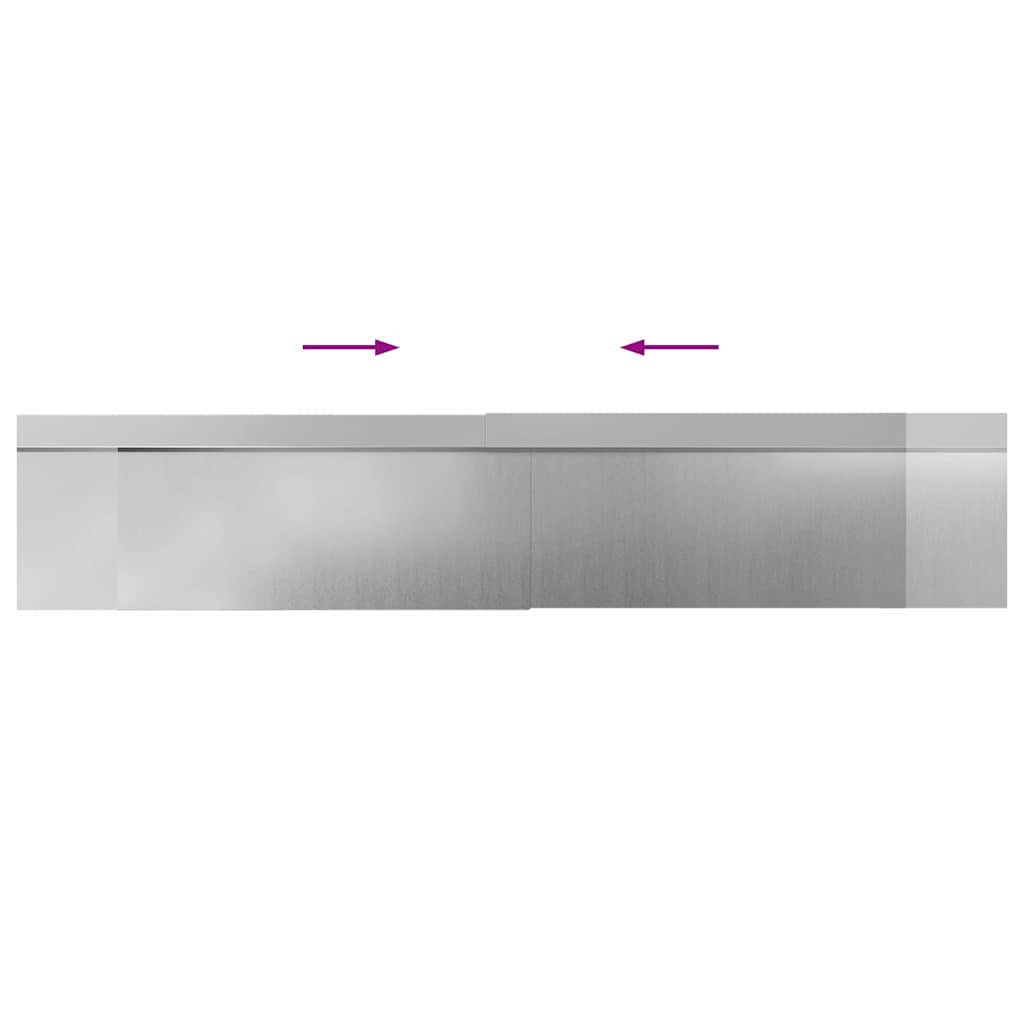 Sraigių tvoros 8 pcs Sidabro Cinkuota plienas