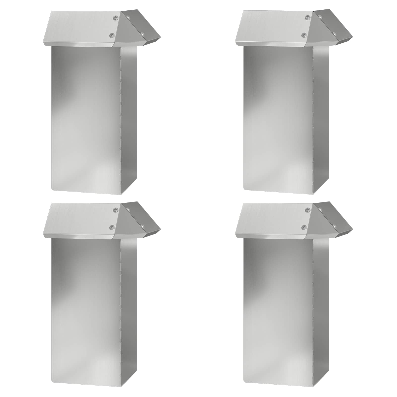 Snail Fences 12 pcs Silver Galvanized steel