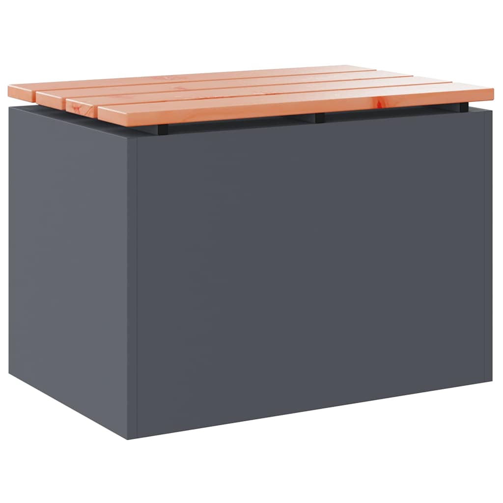 Sodo suolas Antracitas 60 x 40 x 43 cm Plienas