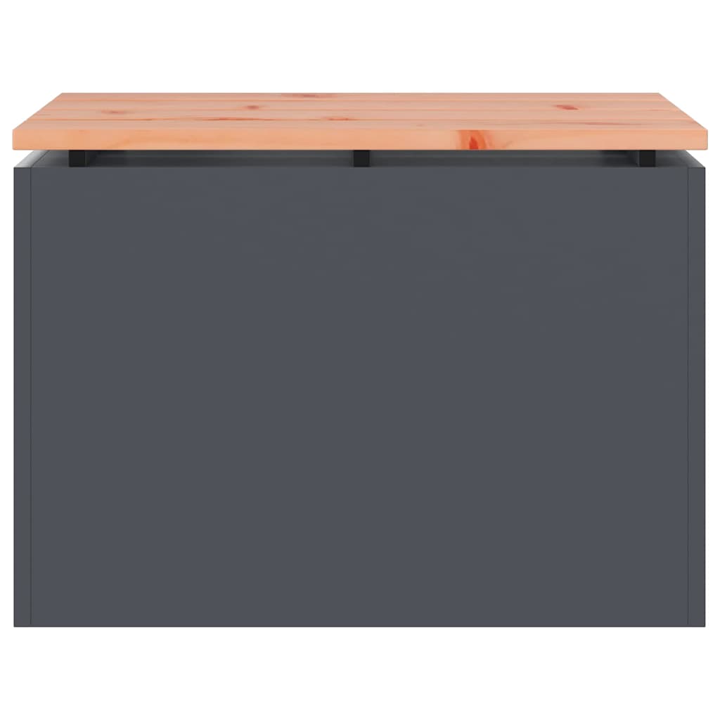 Sodo suolas Antracitas 60 x 40 x 43 cm Plienas
