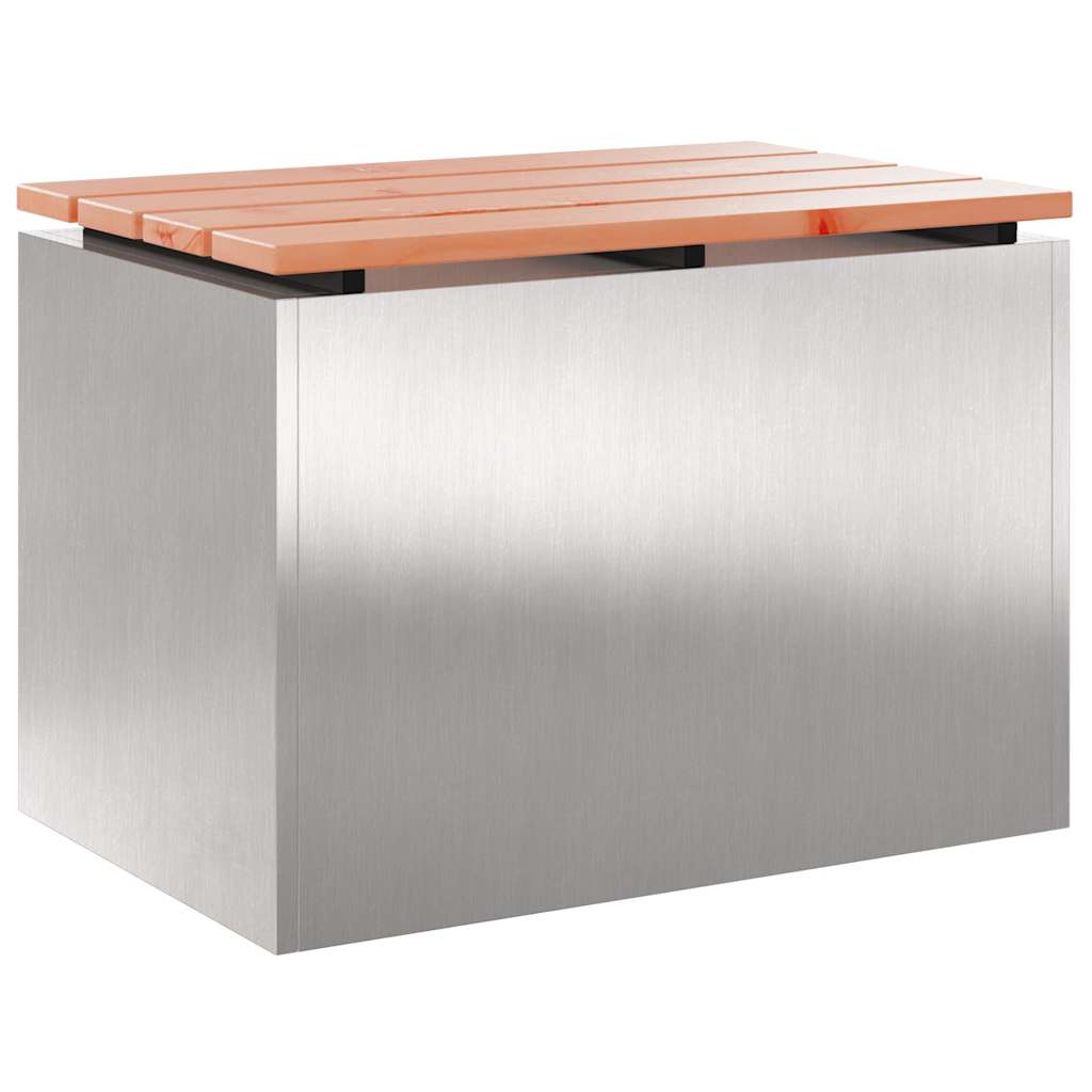 Sodo suolas Sidabro 60 x 40 x 43 cm Nerūdijantis plienas