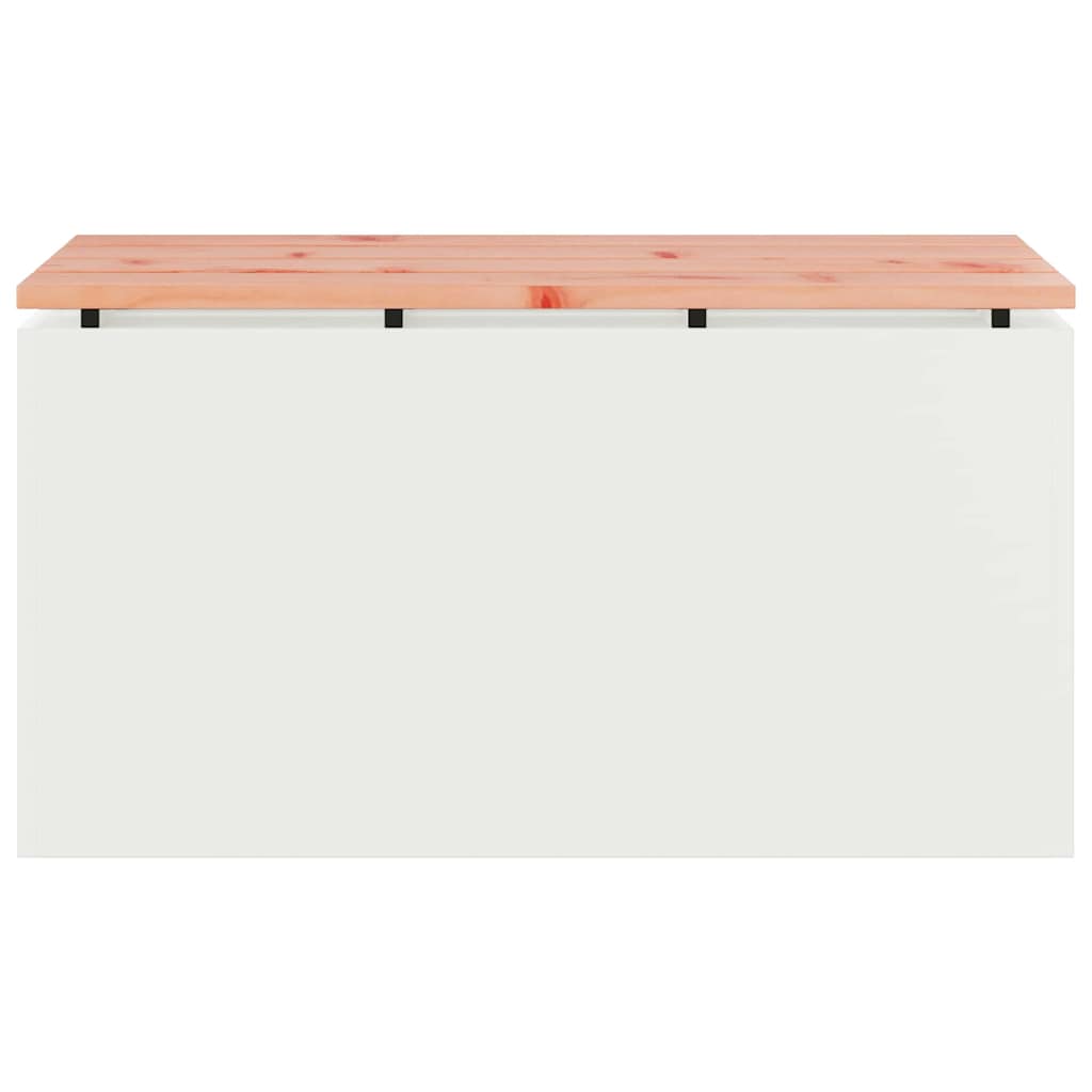 Dārza sols Balts 80 x 40 x 43 cm Tērauds