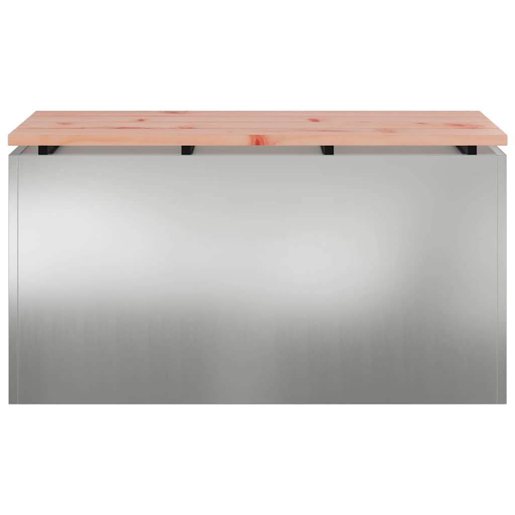 Dārza sols Sudrabs 80 x 40 x 43 cm Galvanizēts tērauds