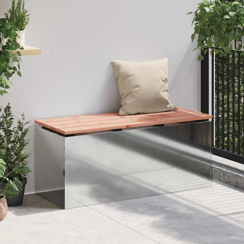 Sodo suolas Sidabro 100 x 40 x 43 cm Galvanizuotas plienas