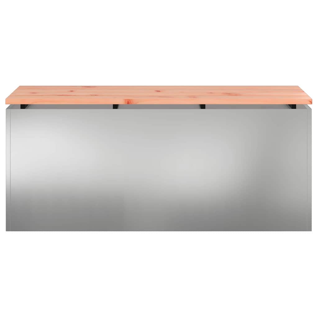 Sodo suolas Sidabro 100 x 40 x 43 cm Galvanizuotas plienas