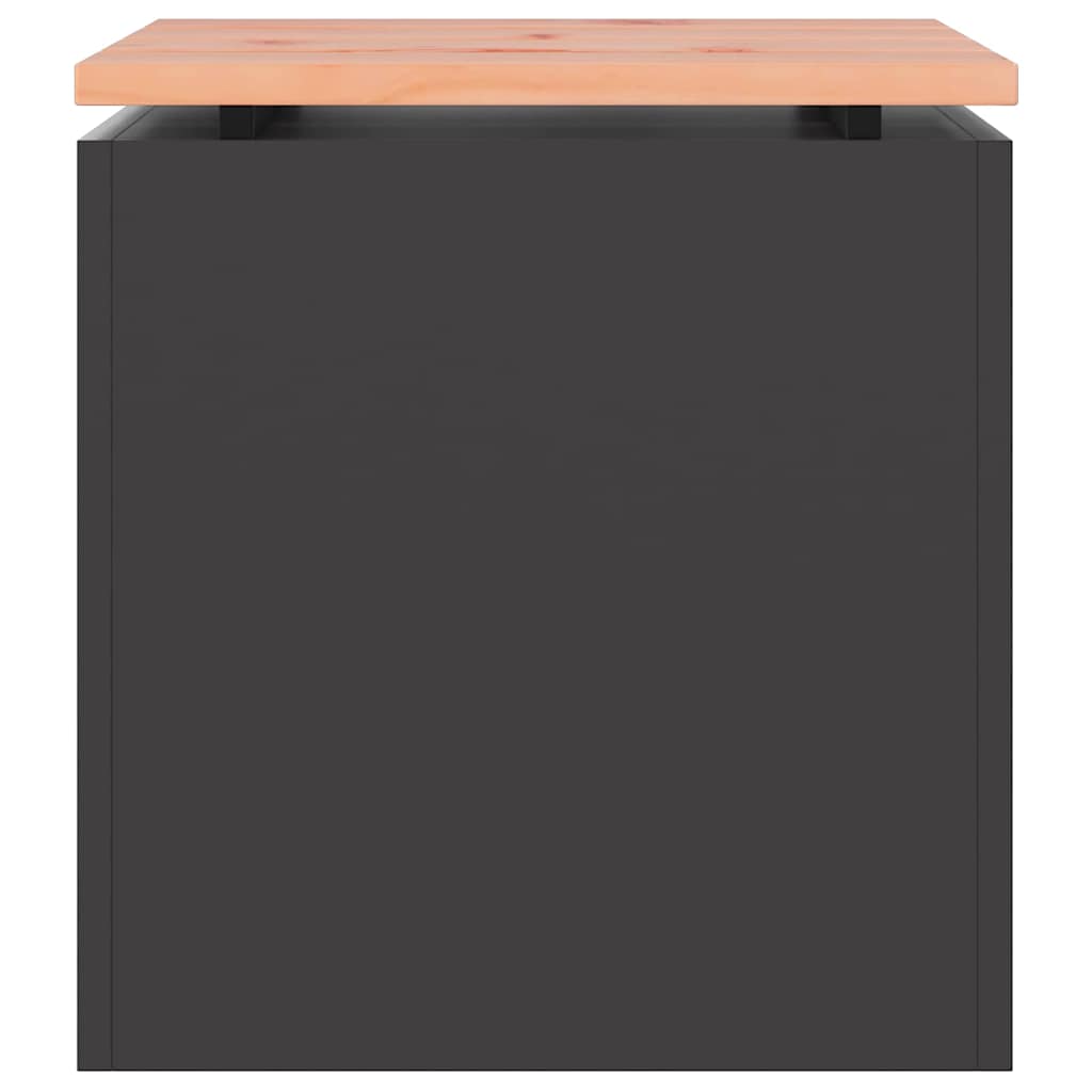 Sodo suolas Juoda 40 x 40 x 43 cm Plienas