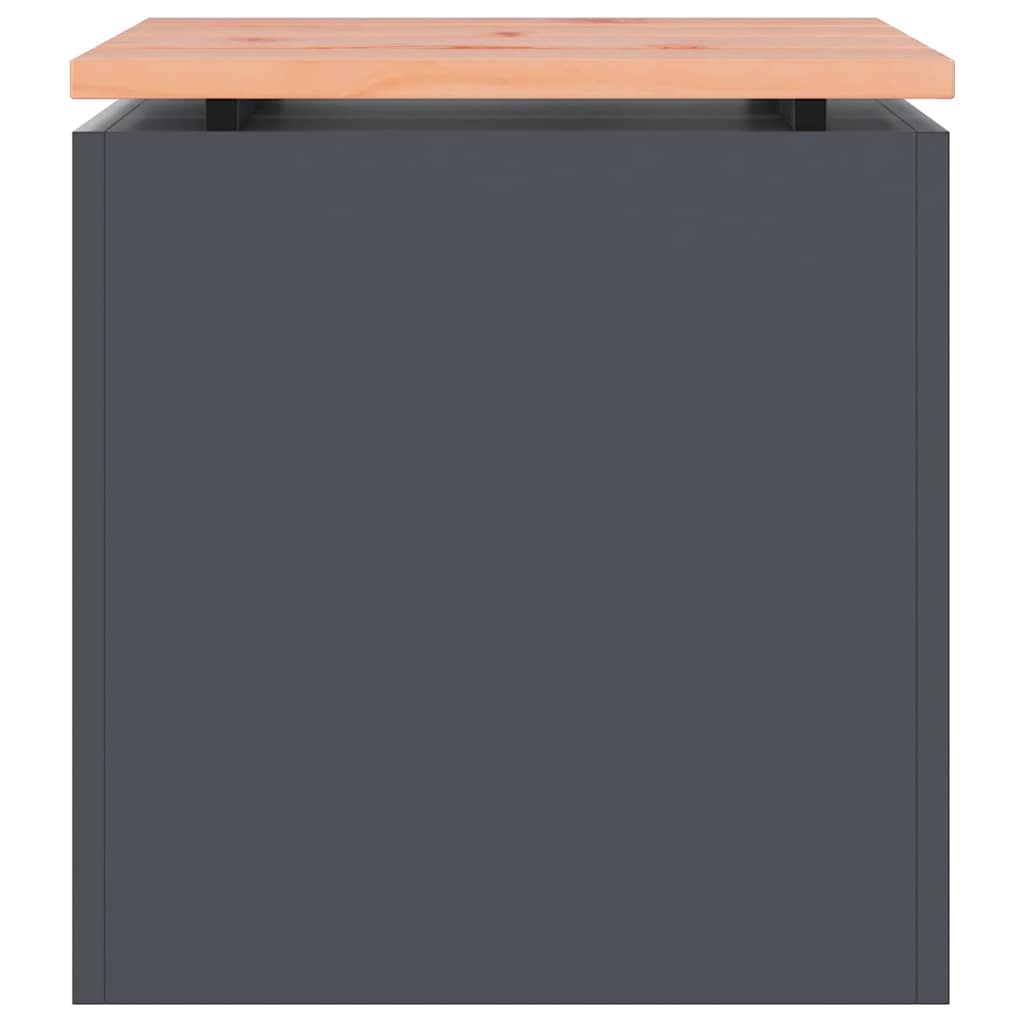 Sodo suolas Antracitas 40 x 40 x 43 cm Plienas