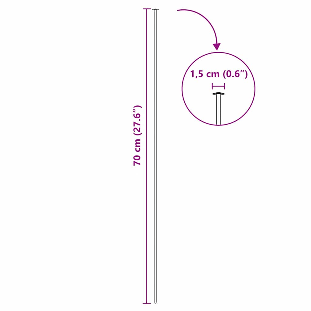Tvenkinio tvoros rinkinys 5 pcs Žalia 100 x 50 cm Plienas
