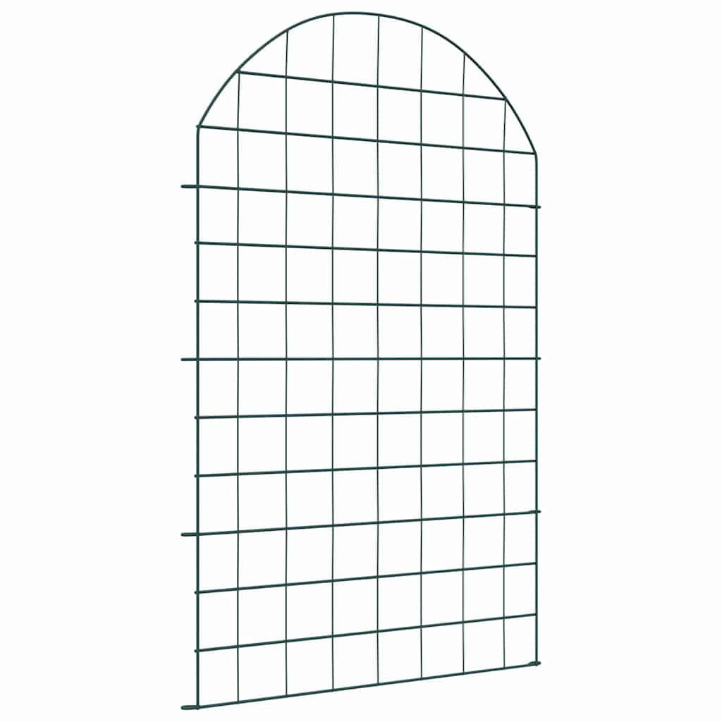 Tvenkinio tvoros rinkinys 8 pcs Žalia 50 x 80 cm Plienas