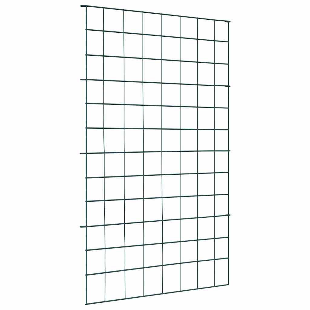 Tvenkinio tvoros rinkinys 8 pcs Žalia 50 x 80 cm Plienas