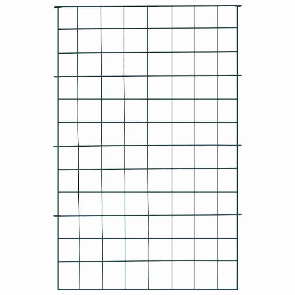 Tvenkinio tvoros rinkinys 8 pcs Žalia 50 x 80 cm Plienas