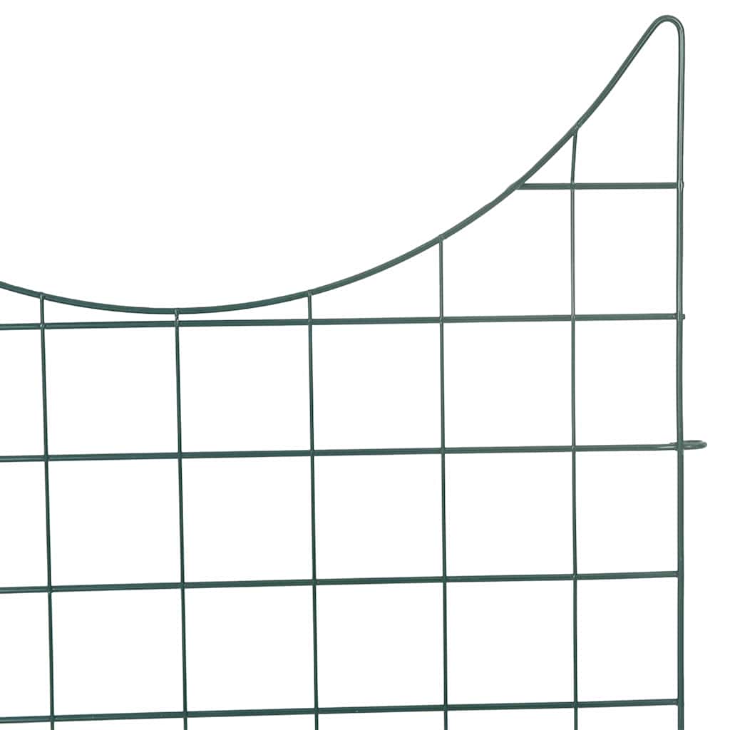 Tvenkinio tvoros rinkinys 8 pcs Žalia 50 x 80 cm Plienas