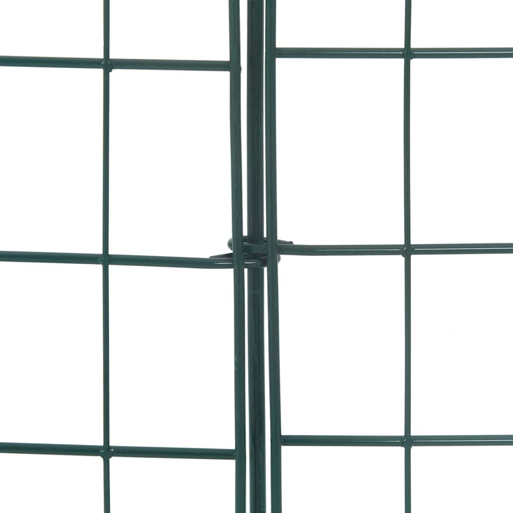 Tvenkinio tvoros rinkinys 8 pcs Žalia 50 x 80 cm Plienas