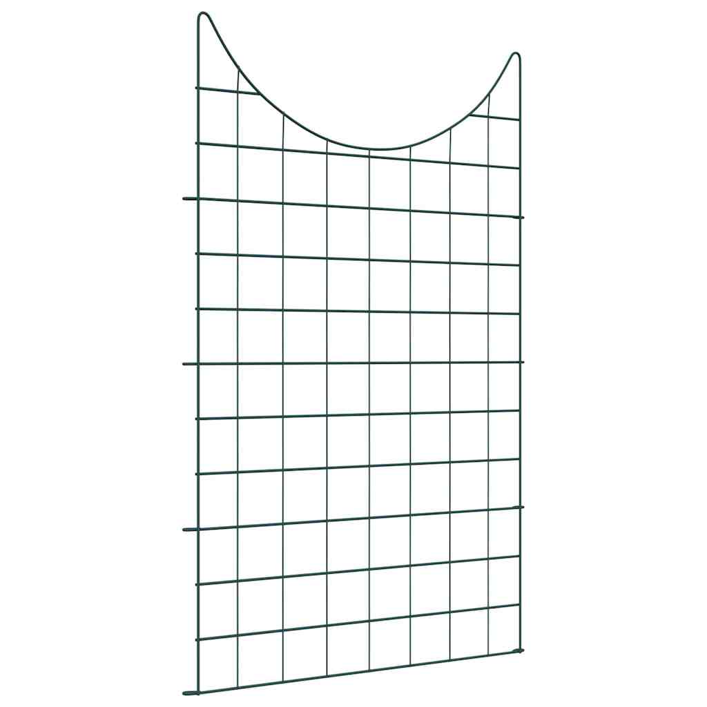 Tvenkinio tvoros rinkinys 8 pcs Žalia 50 x 80 cm Plienas