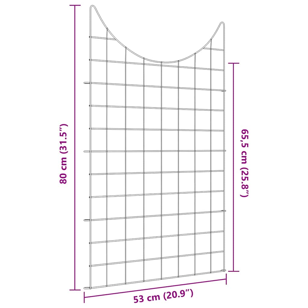 Tvenkinio tvoros rinkinys 8 pcs Žalia 50 x 80 cm Plienas