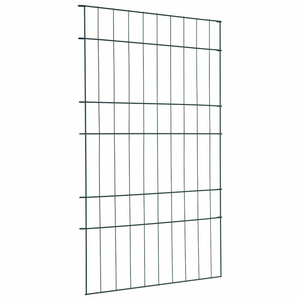 Tvenkinio tvoros rinkinys 8 pcs Žalia 50 x 80 cm Plienas