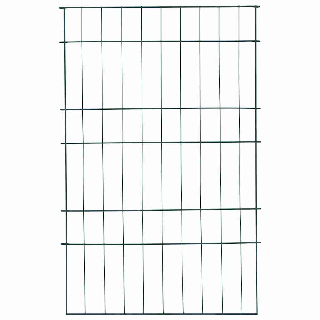 Tvenkinio tvoros rinkinys 8 pcs Žalia 50 x 80 cm Plienas