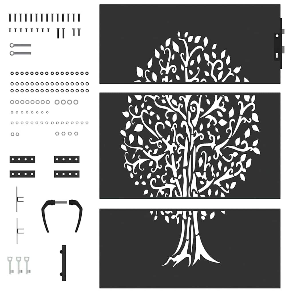 Garden Gate Other Black 100 x 125 cm