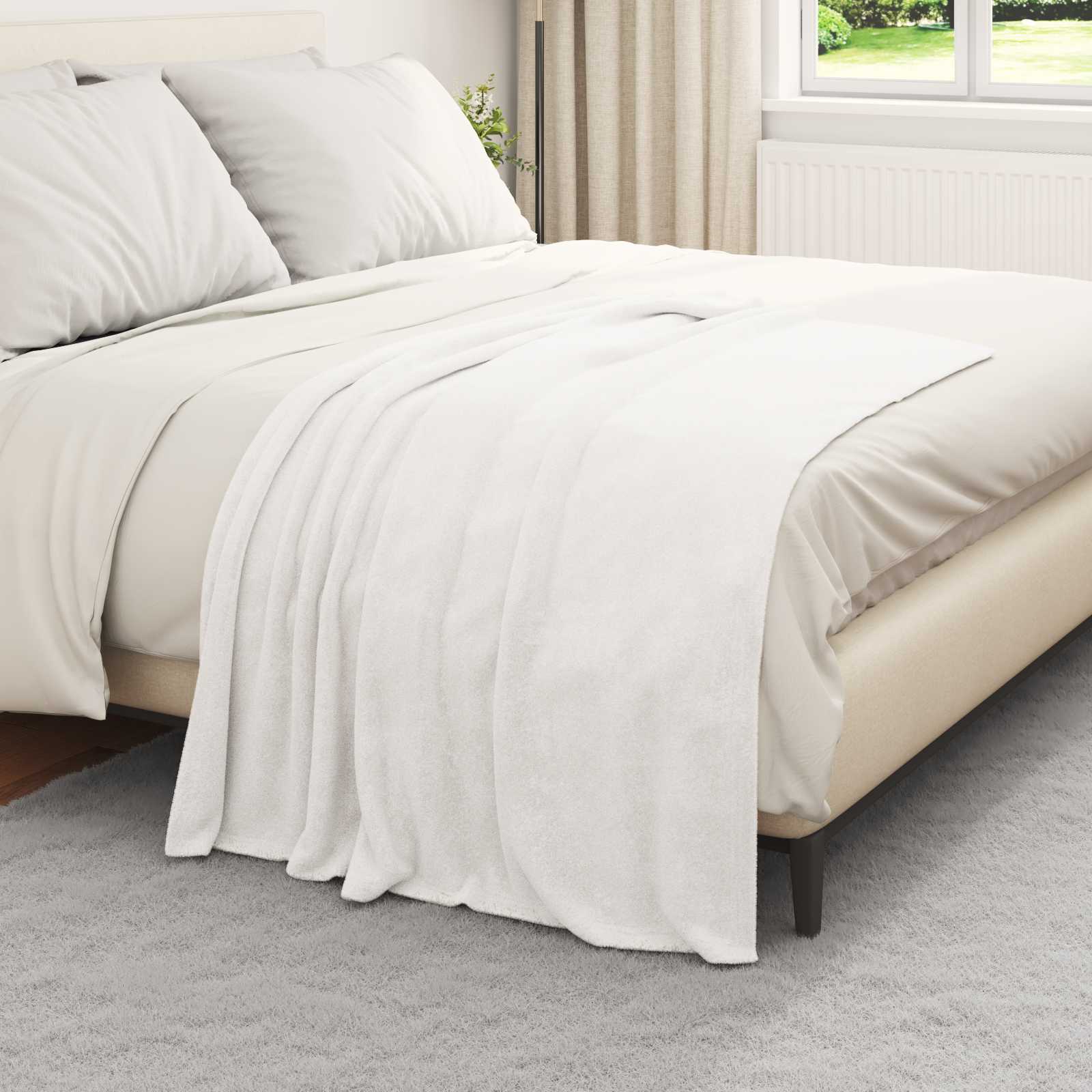 Antklodė Balta 130 x 150 cm 0.51 kg Flysas